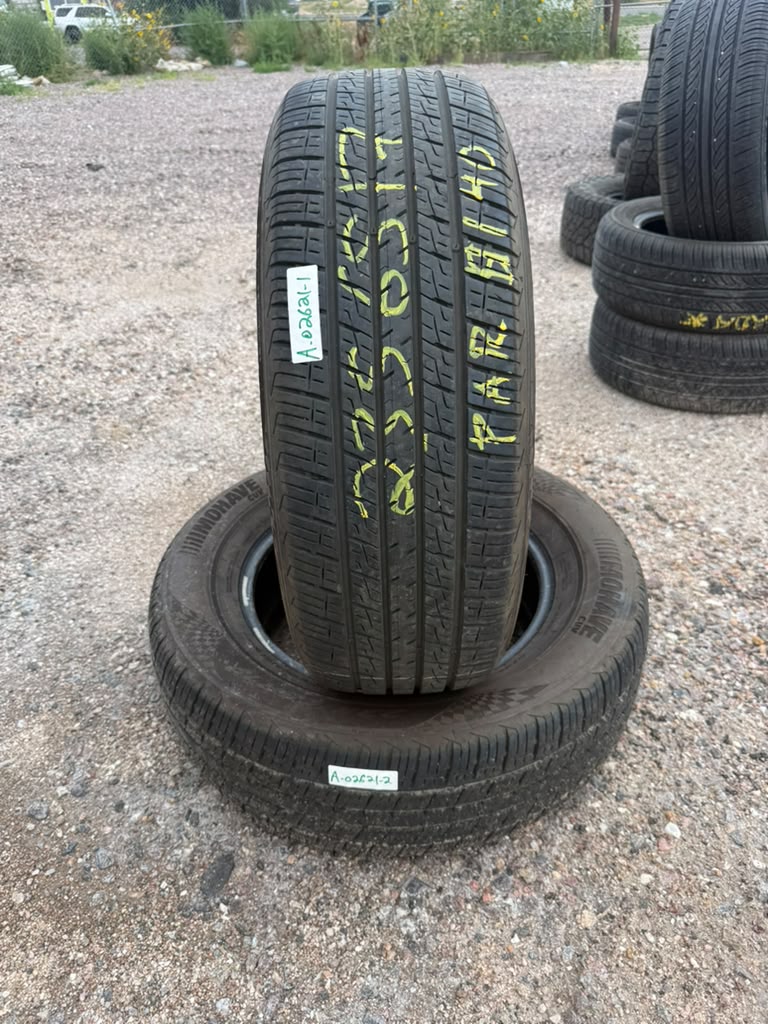 235/65R17 Pair (2 Used Tires) Mohave Crossover SUV
