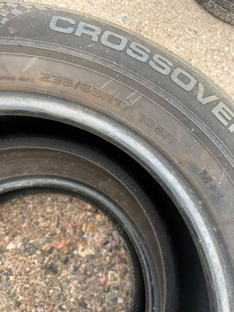 235/65R17 Pair (2 Used Tires) Mohave Crossover SUV