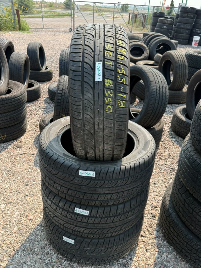 245/55R18 Set (4 Used Tires) Firestone Firehawk GT Pursuit