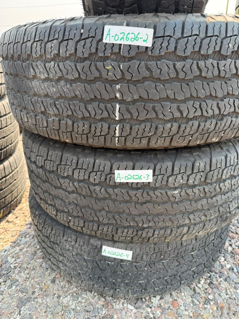 265/70R16 Set (4 Used Tires) Goodyear Wrangler Territory AT