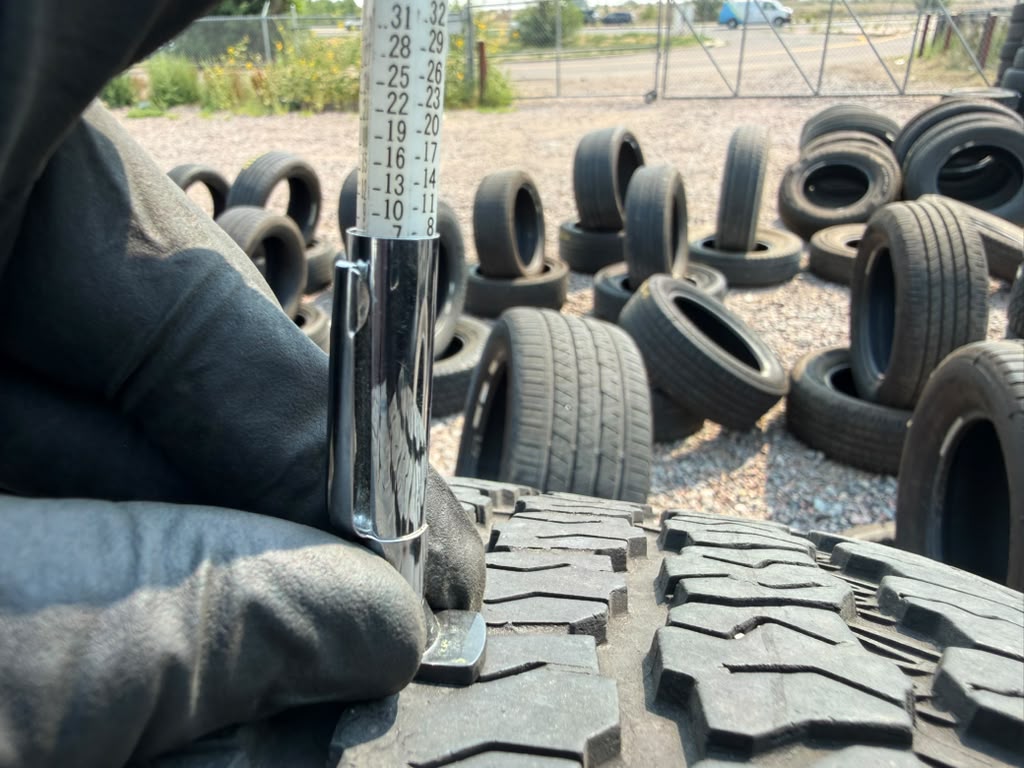 265/70R16 Set (4 Used Tires) Goodyear Wrangler Territory AT