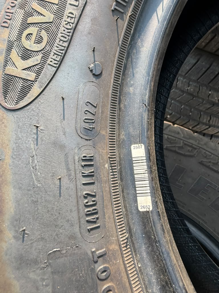 265/70R16 Set (4 Used Tires) Goodyear Wrangler Territory AT