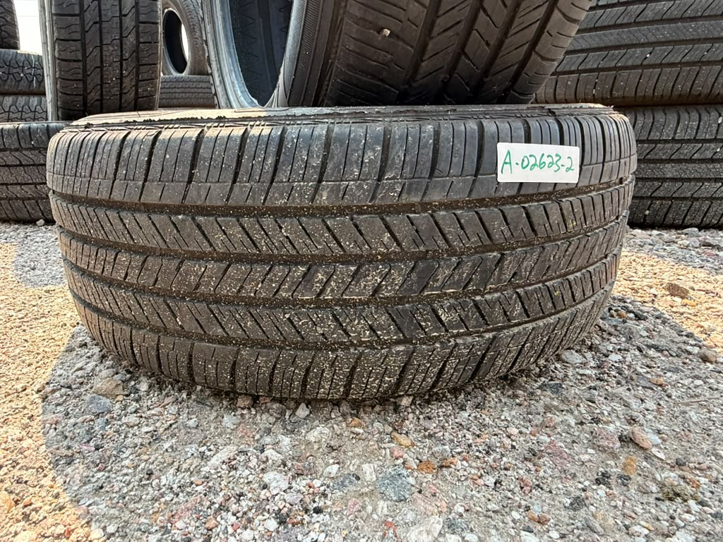 225/55R17 Pair (2 Used Tires) Goodyear Assurance