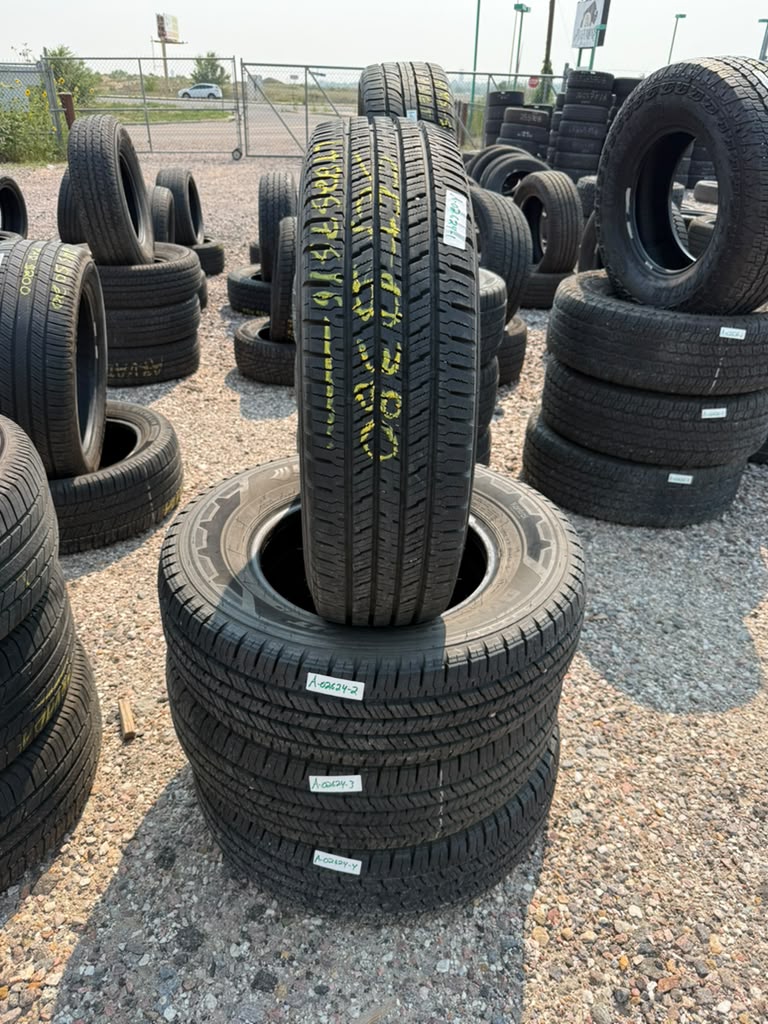 LT225/75R16 Set (4 Used Tires) Hankook Dynapro HT