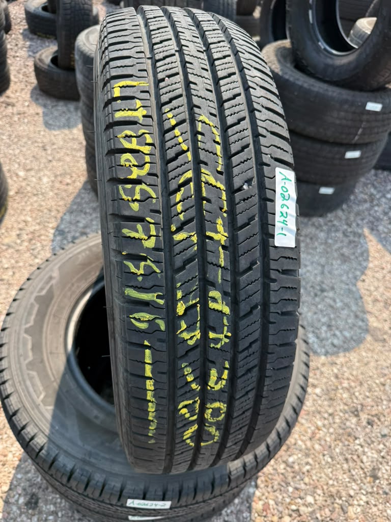 LT225/75R16 Set (4 Used Tires) Hankook Dynapro HT