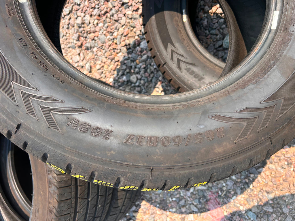 265/60R17 Pair (2 Used Tires) Goodyear Eagle Enforcer
