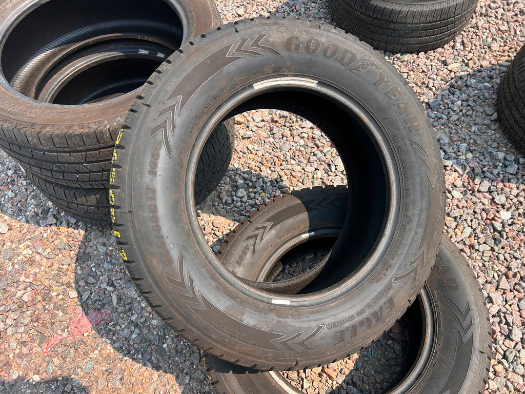 265/60R17 Pair (2 Used Tires) Goodyear Eagle Enforcer