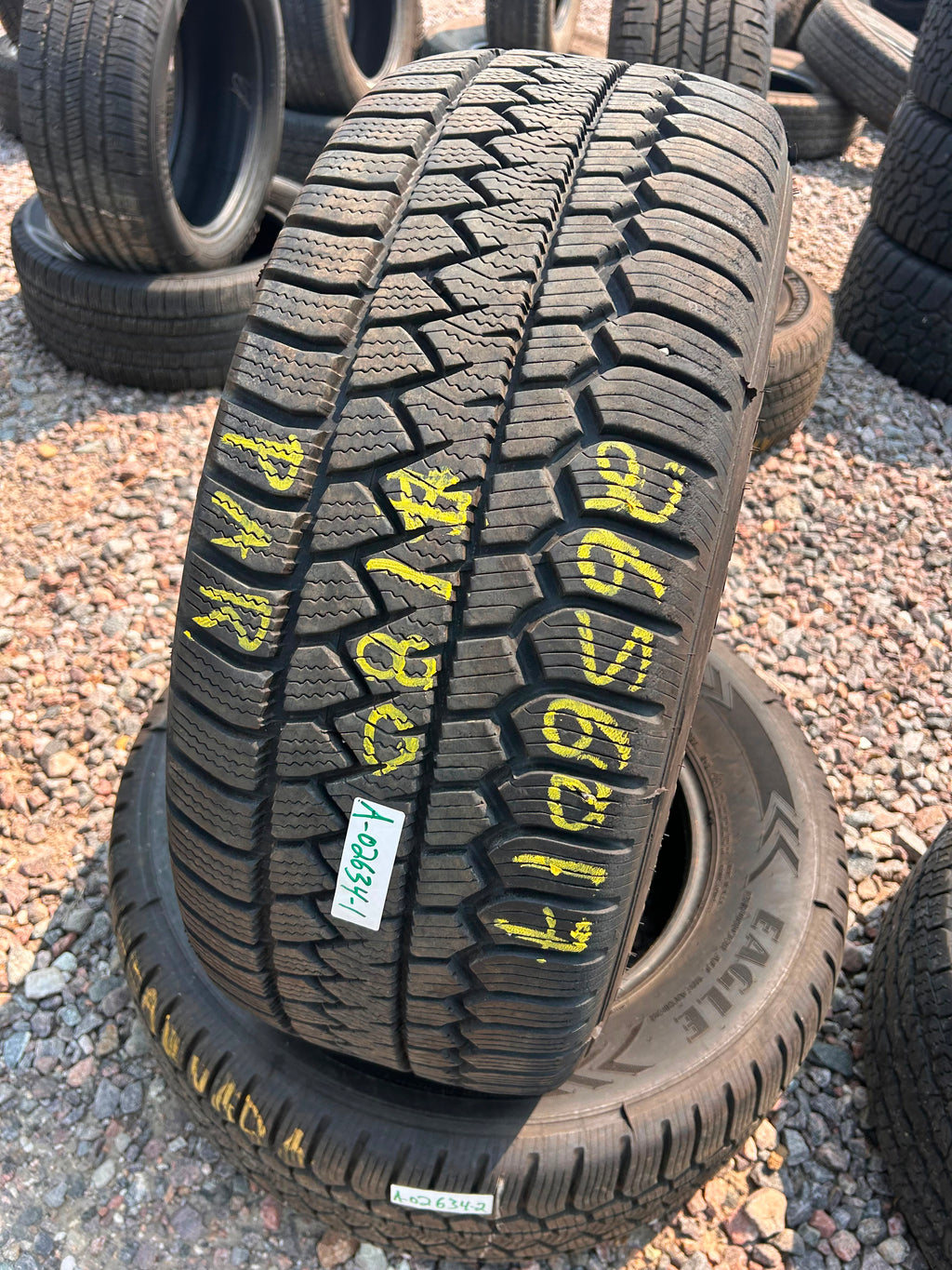 265/60R17 Pair (2 Used Tires) Goodyear Eagle Enforcer