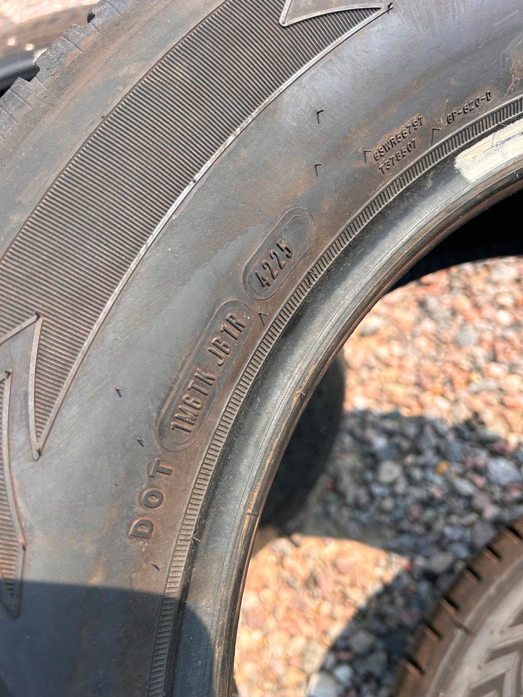 265/60R17 Pair (2 Used Tires) Goodyear Eagle Enforcer
