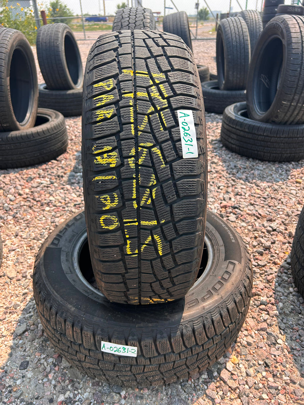 195/65R15 Pair (2 Used Tires) Cooper Discoverer True North