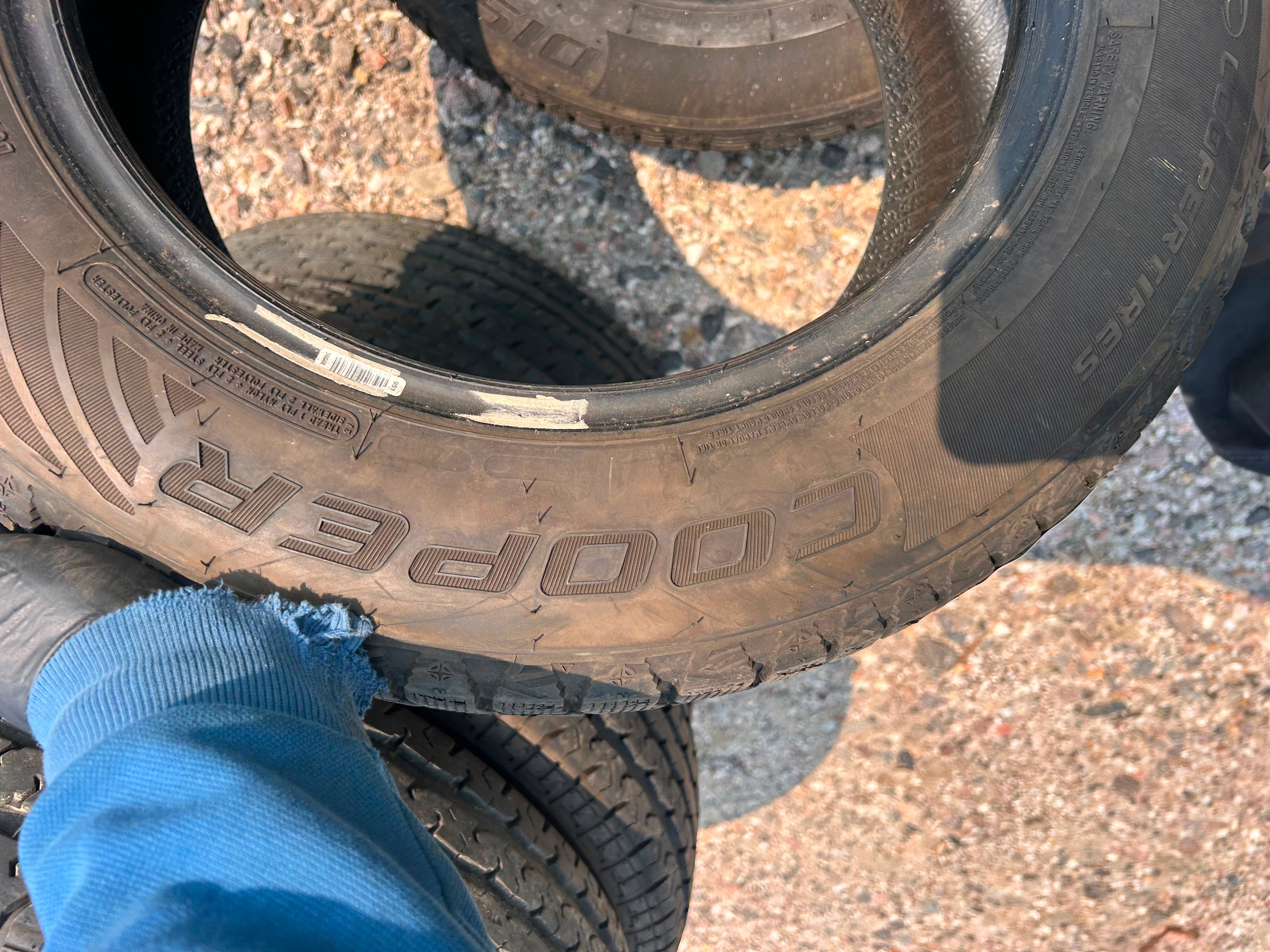 195/65R15 Pair (2 Used Tires) Cooper Discoverer True North