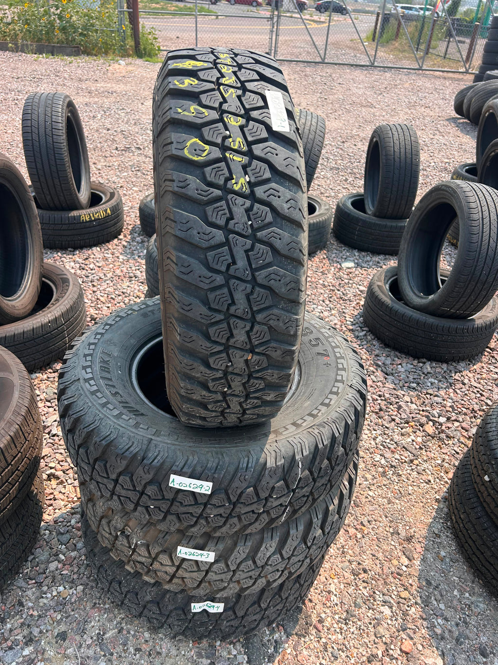 ST235/75R15 Set (4 Used Tires) Westlake CR857+