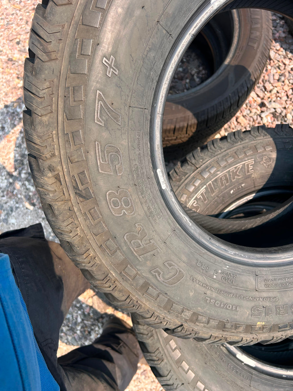 ST235/75R15 Set (4 Used Tires) Westlake CR857+