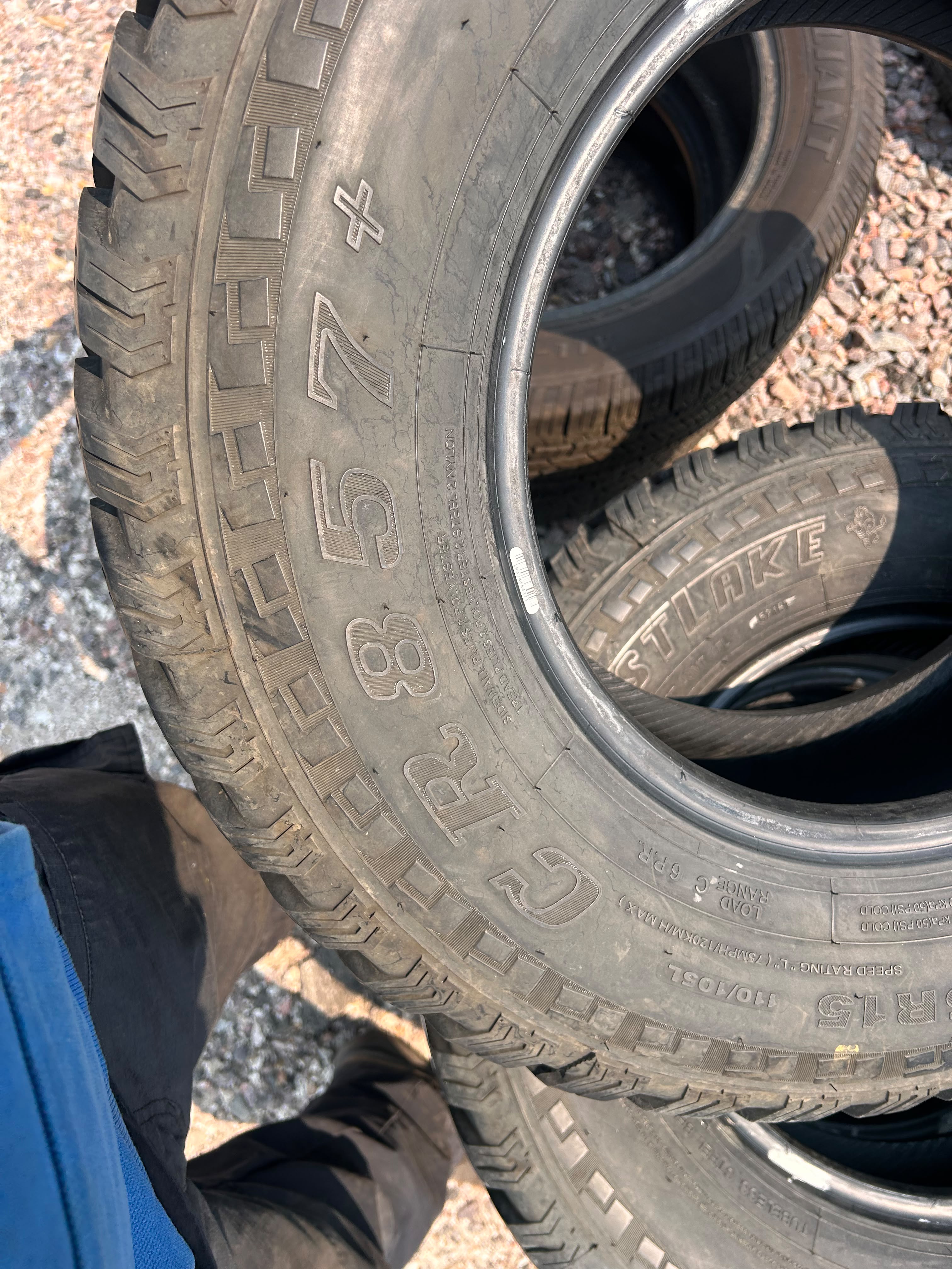 ST235/75R15 Set (4 Used Tires) Westlake CR857+