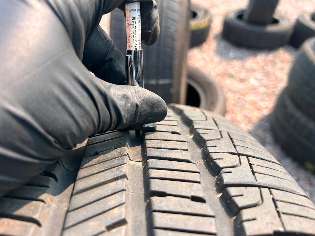 235/55R19 Pair (2 Used Tires) Goodyear Reliant