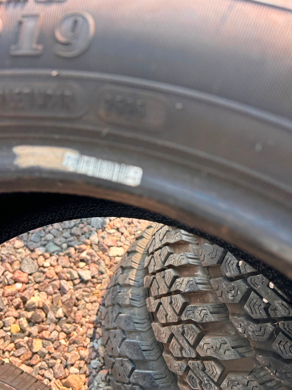235/55R19 Pair (2 Used Tires) Goodyear Reliant