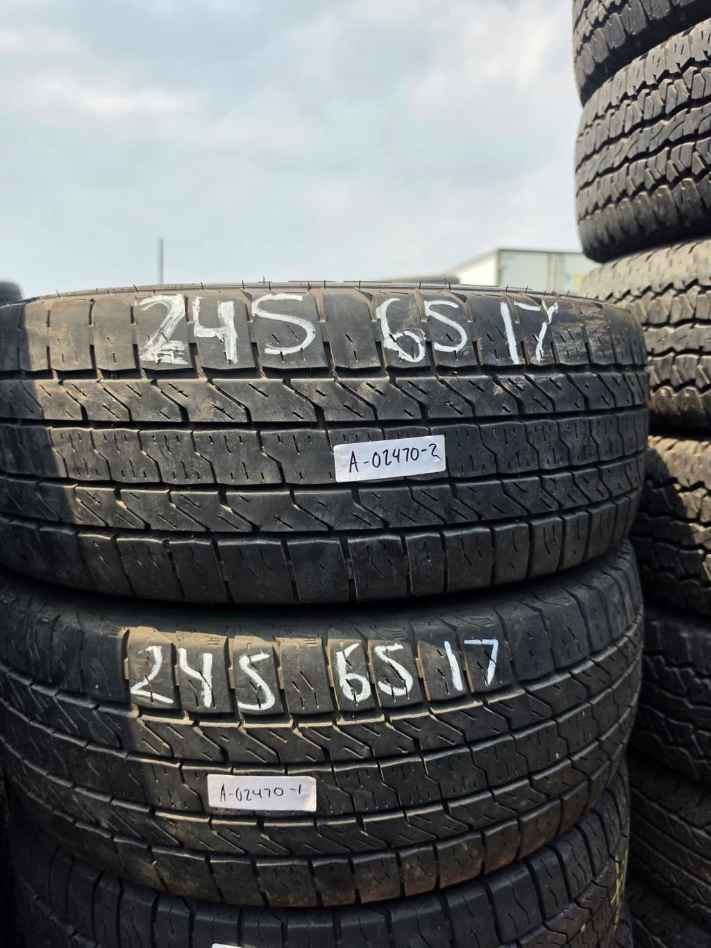 265/65R7 Pair (2 Used Tires) CorsaHighway Terrain Plus