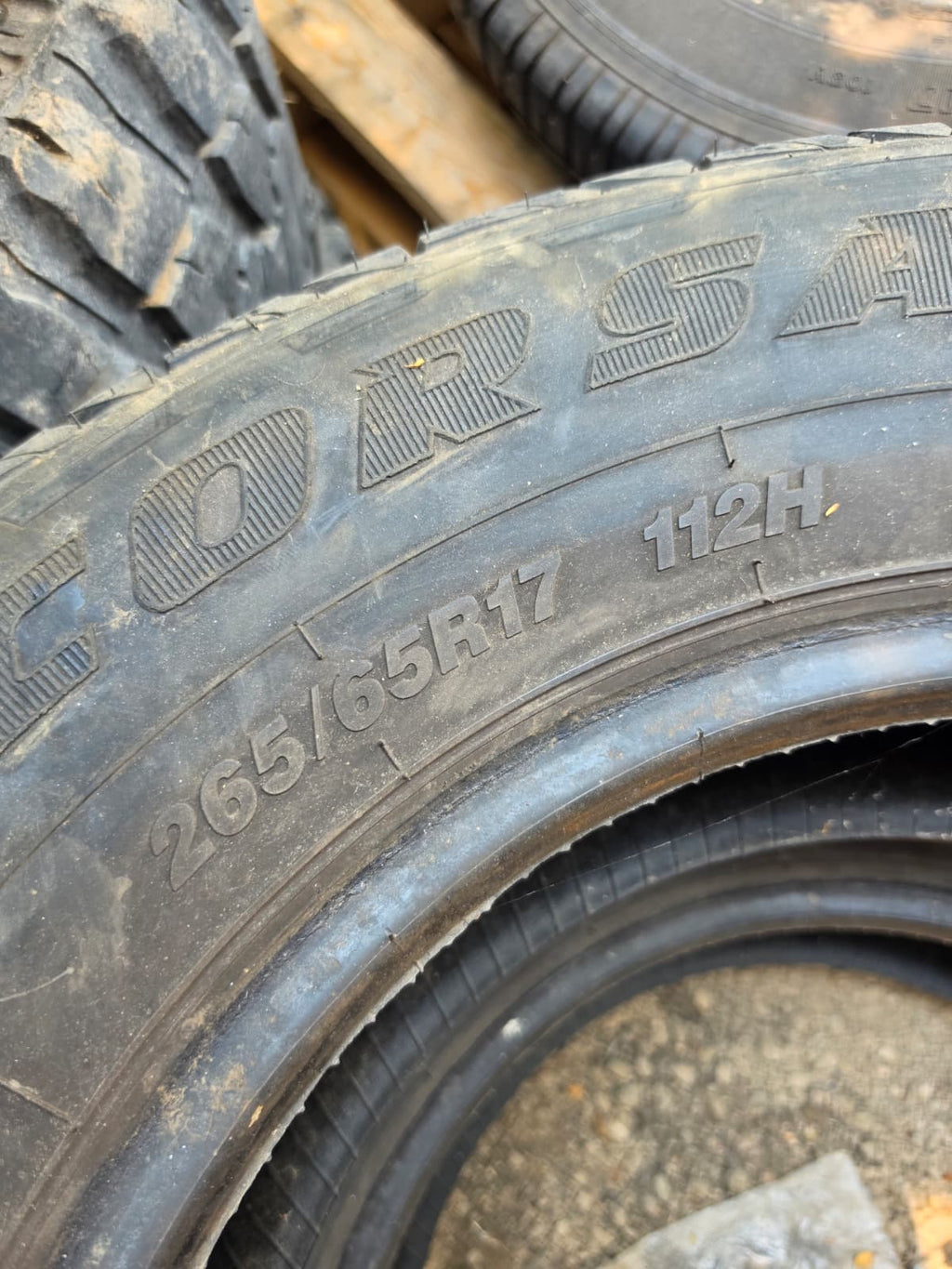265/65R7 Pair (2 Used Tires) CorsaHighway Terrain Plus
