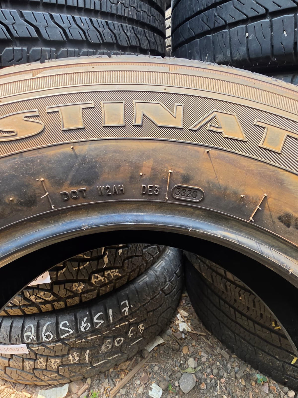 265/65R17 Pair (2 Used Tires) Firestone Destination LE2