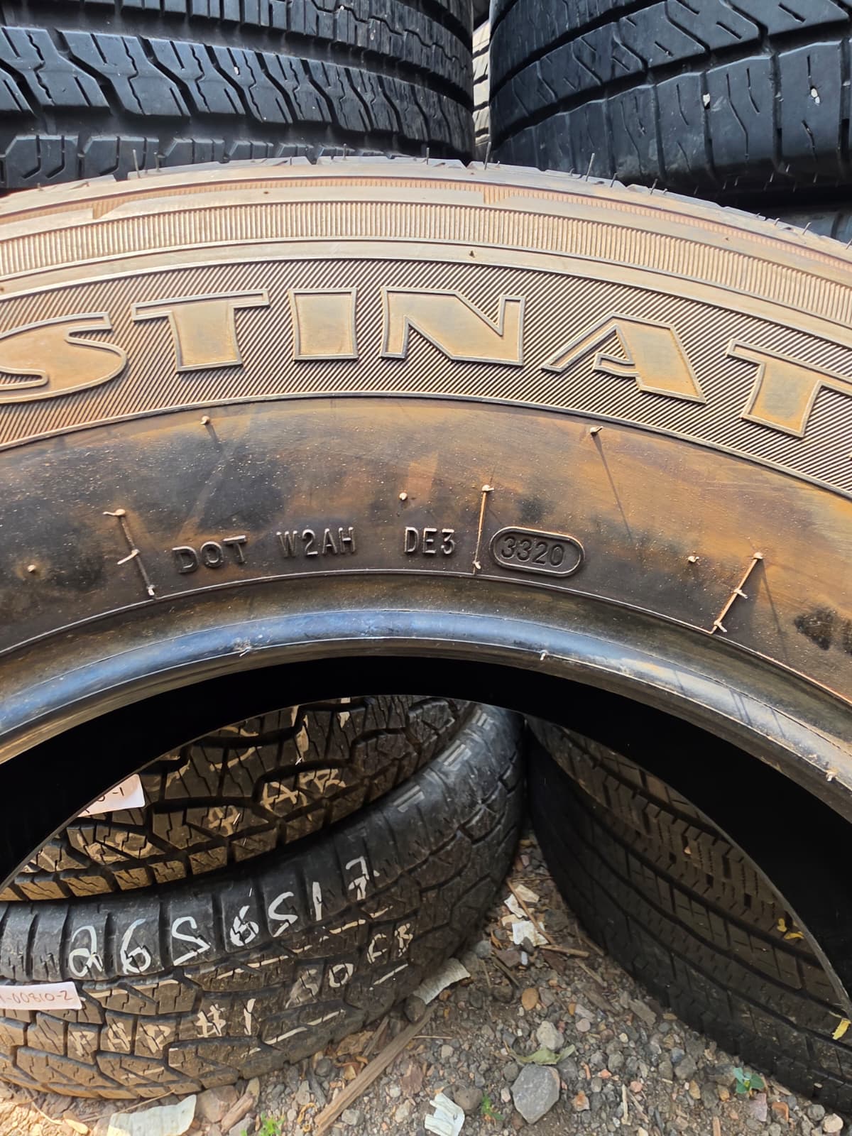 265/65R17 Pair (2 Used Tires) Firestone Destination LE2