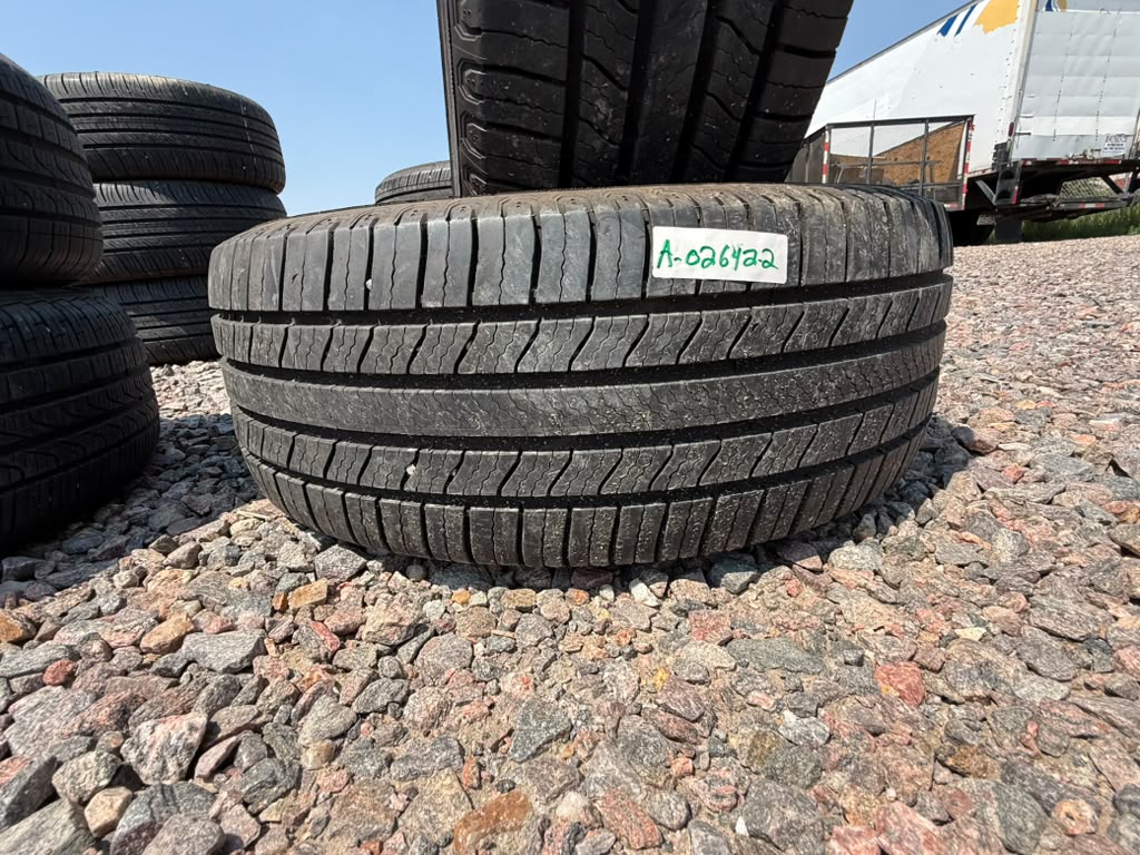 235/55R18 Pair (2 Used Tires) Michelin Defender2
