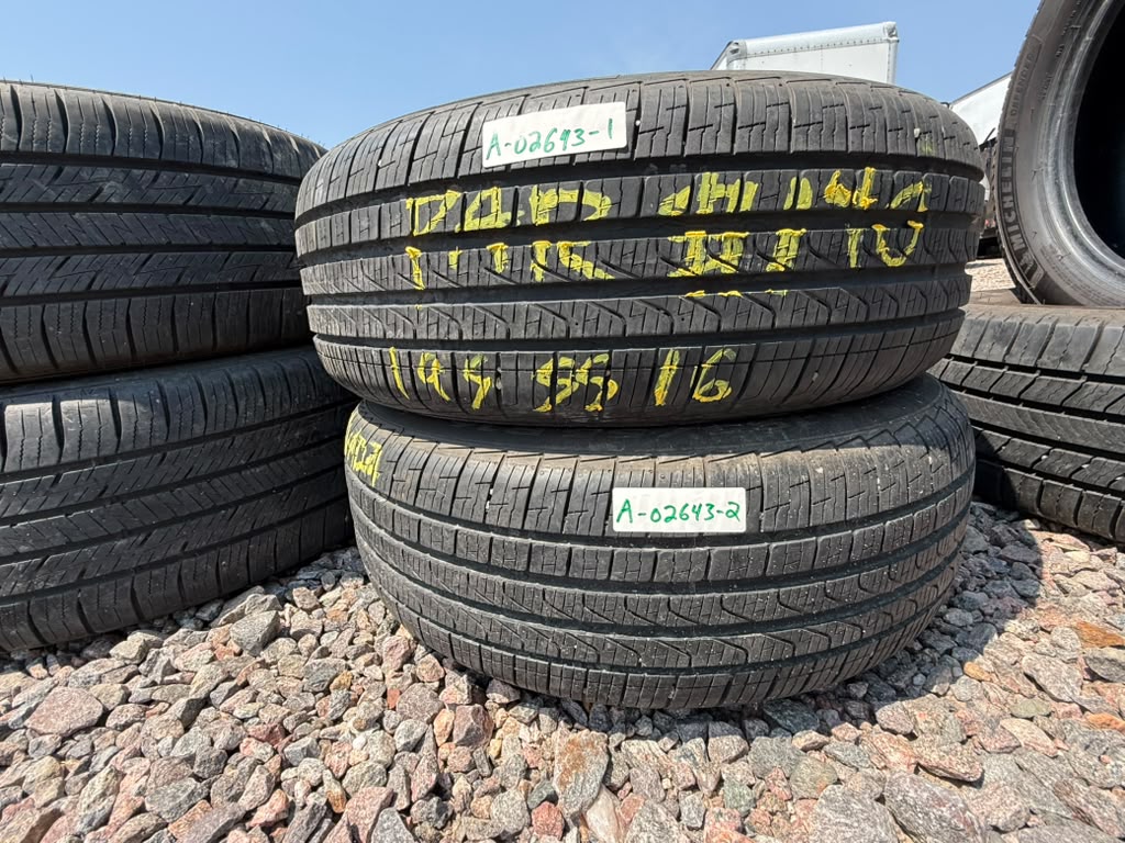 195/55R16 Pair (2 Used Tires) Pirelli Cinturato P7