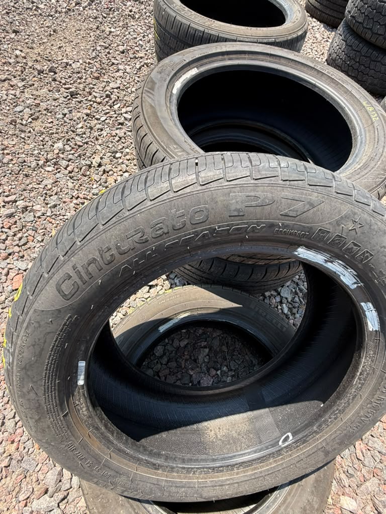 195/55R16 Pair (2 Used Tires) Pirelli Cinturato P7