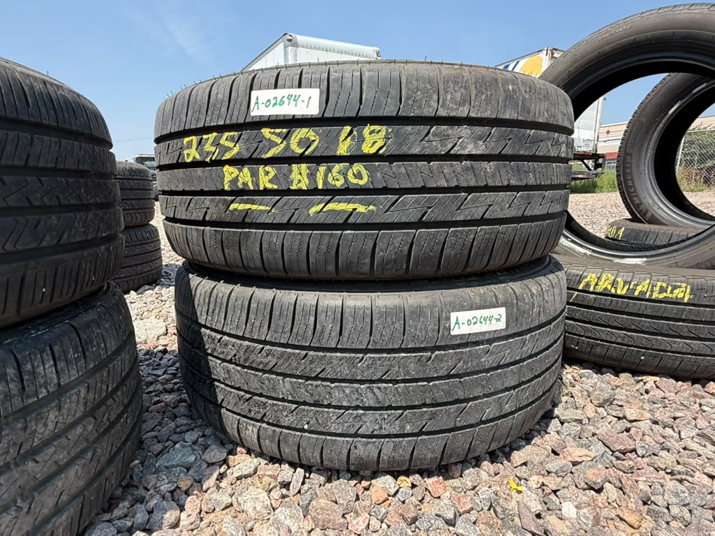 235/50R18 Pair (2 Like New Tires!!) Mazama Luxury Touring Reputation