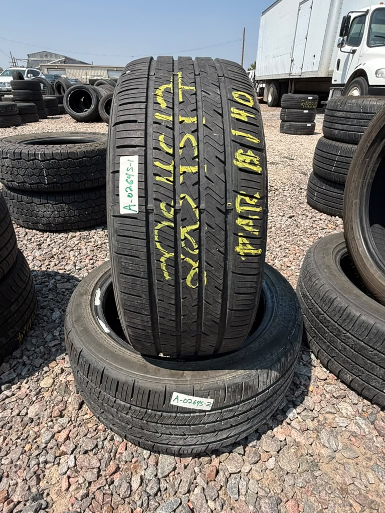 225/45R17 Pair (2 Used Tires) Aspen GT AS