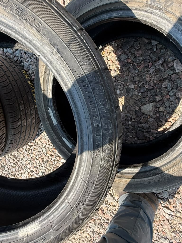 225/45R17 Pair (2 Used Tires) Aspen GT AS