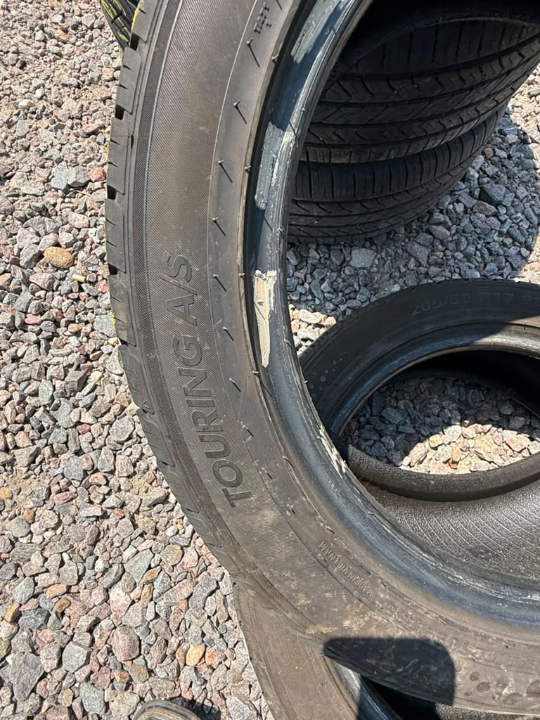 205/50R17 Pair (2 Used Tires) Sure Drive Rouring AS