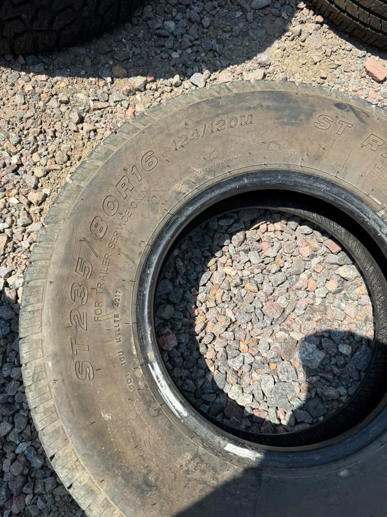 ST235/80R16 Pair (2 Used Tires) Provider ST Radial
