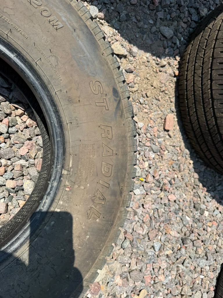 ST235/80R16 Pair (2 Used Tires) Provider ST Radial