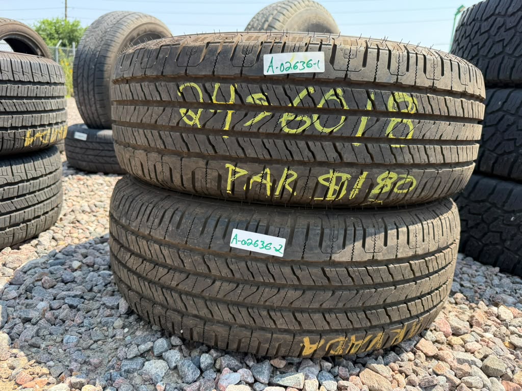 245/60R18 Pair (2 Like New Tires!!) Laufenn X Fit HT