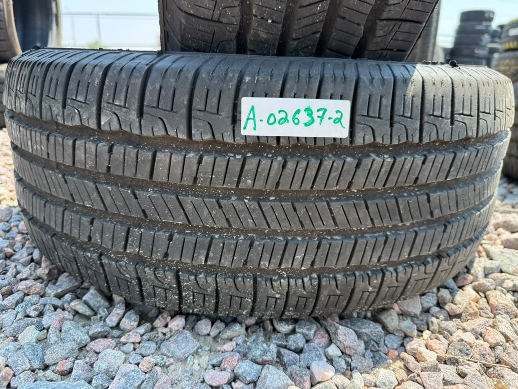 225/55R17 Pair (2 Used Tires) Goodyear Reliant