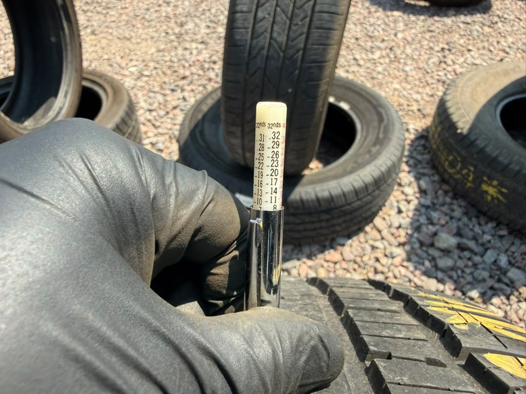225/55R17 Pair (2 Used Tires) Goodyear Reliant