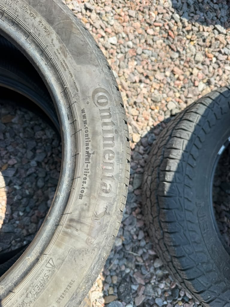 215/50R17 Pair (2 Used Tires) Continental Procontact TX