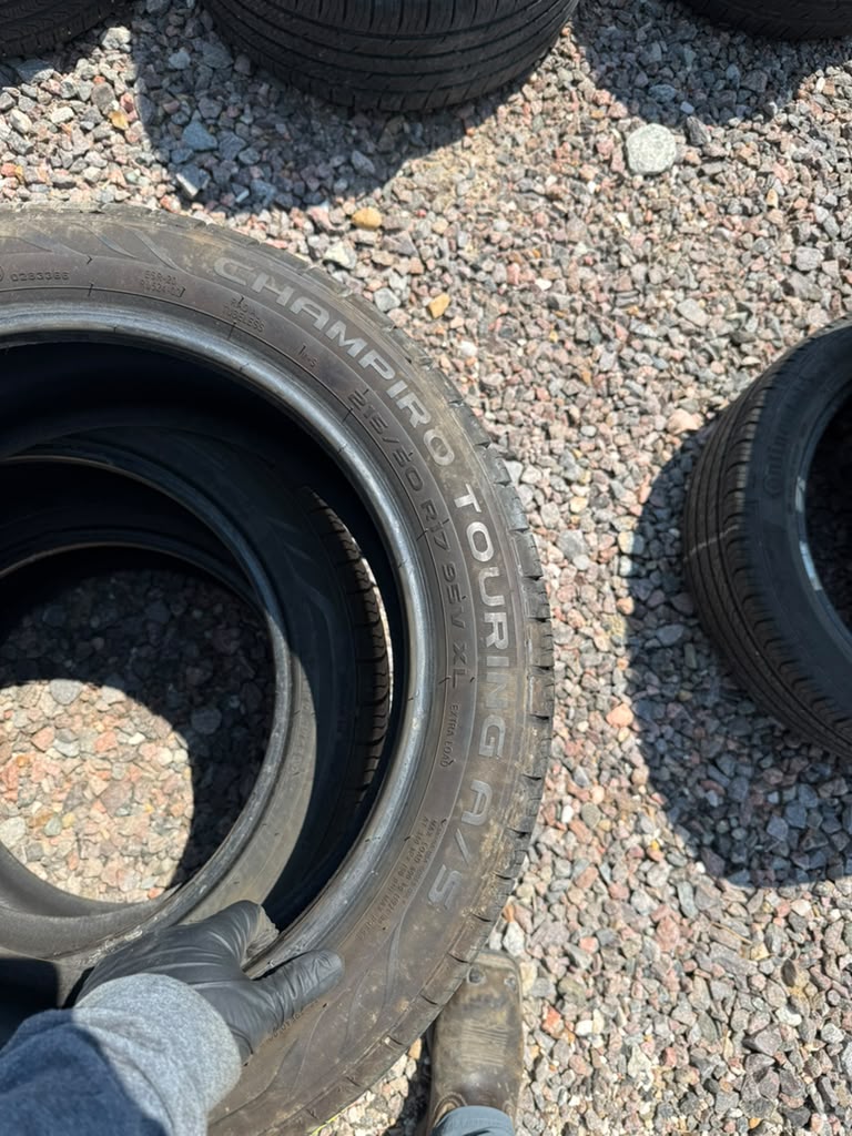 215/50R17 (3 Used Tires) GTradial Champiro Touring