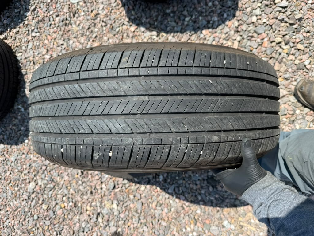 235/55R18 Pair (2 Used Tires) Goodyear Assurance Finesse