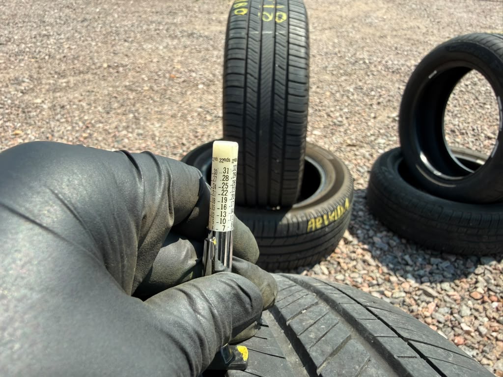 235/55R18 Pair (2 Used Tires) Goodyear Assurance Finesse