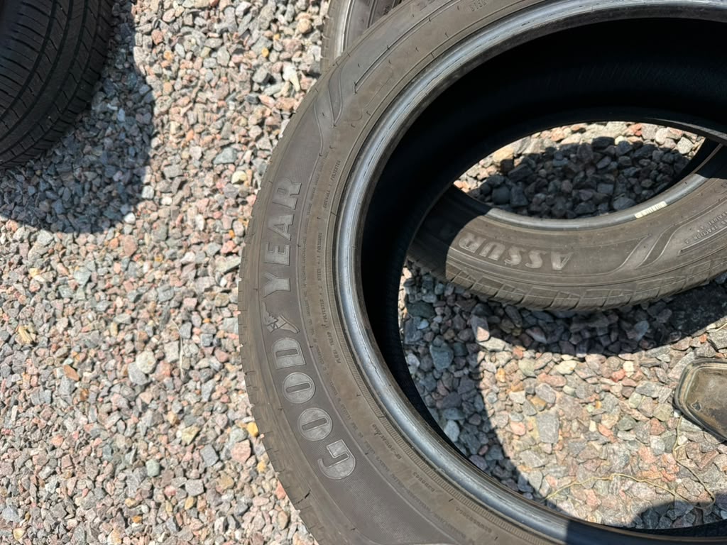 235/55R18 Pair (2 Used Tires) Goodyear Assurance Finesse
