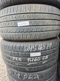 245/40R19 Pair (2 Used Tires) Michelin Primacy Tour