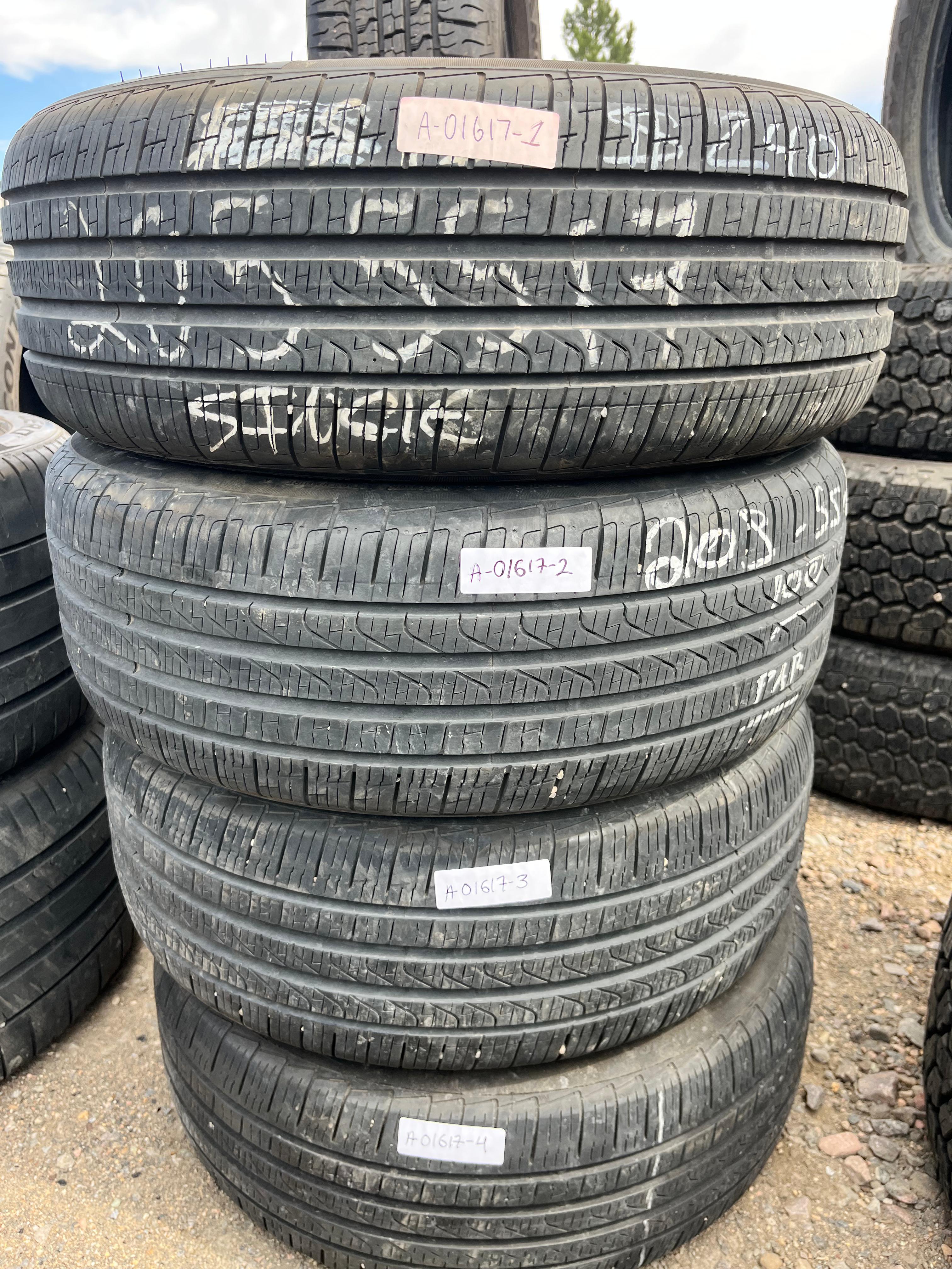 205/55R17 Set (4Used Tire) Pirelli Cinturato P7