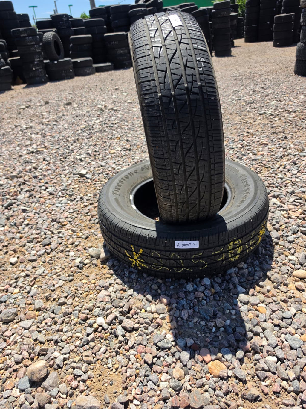 225/70R16 Pair (2 Used Tires) Firestone Destination LE2