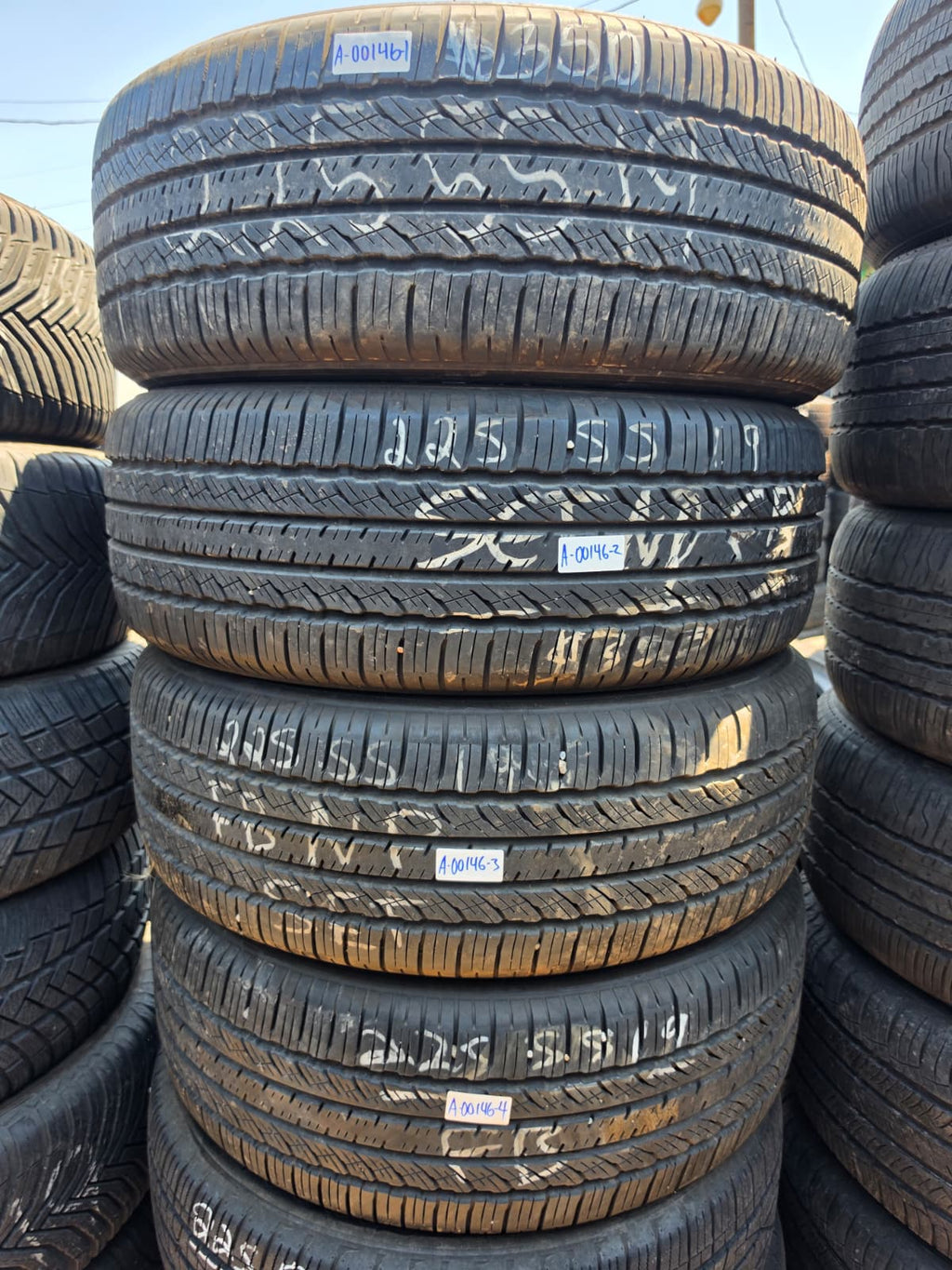 255/55R19 Set (4 Used Tires) Toyo A36