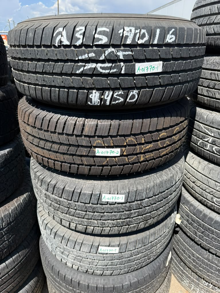 235/70R16 Set (4 Used Tires) Michelin X LT