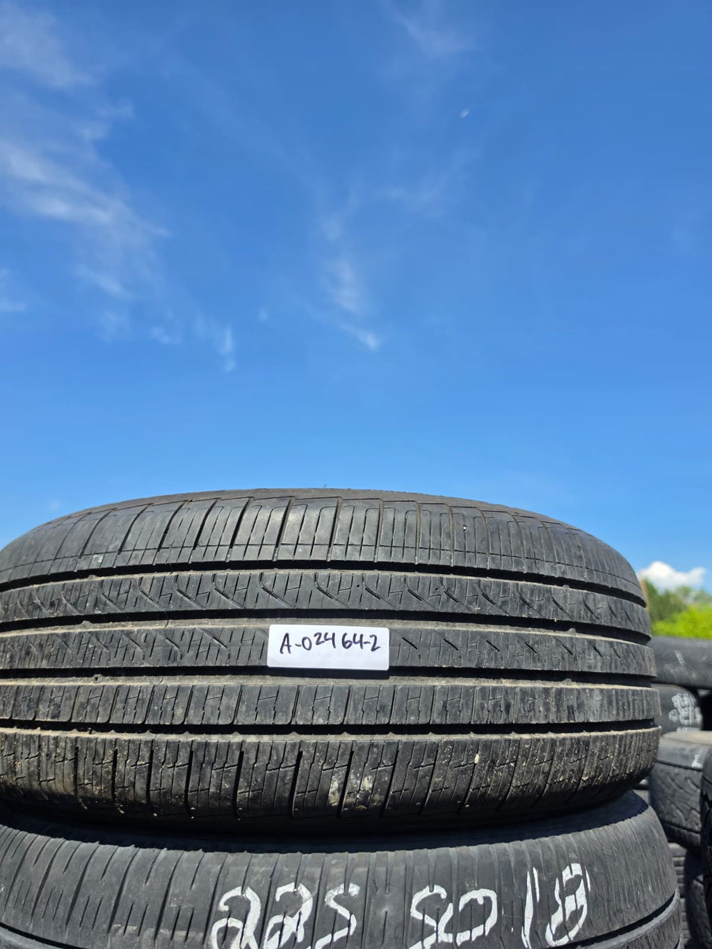 225/50R18 Pair (2 Used Tires) Pirelli Cinturato P7