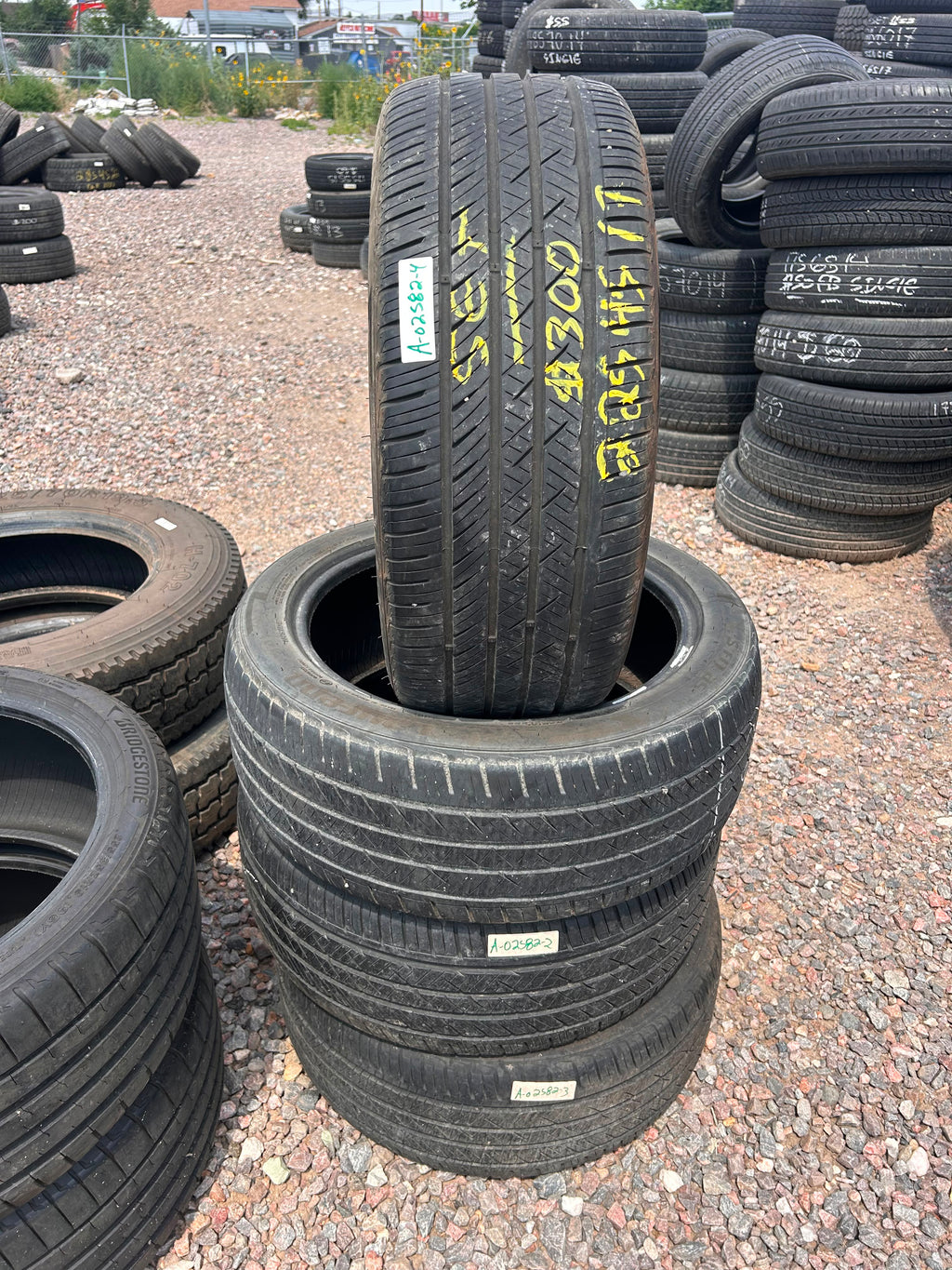 225/45R17 Set (4 Used Tires) Laufenn S Fit