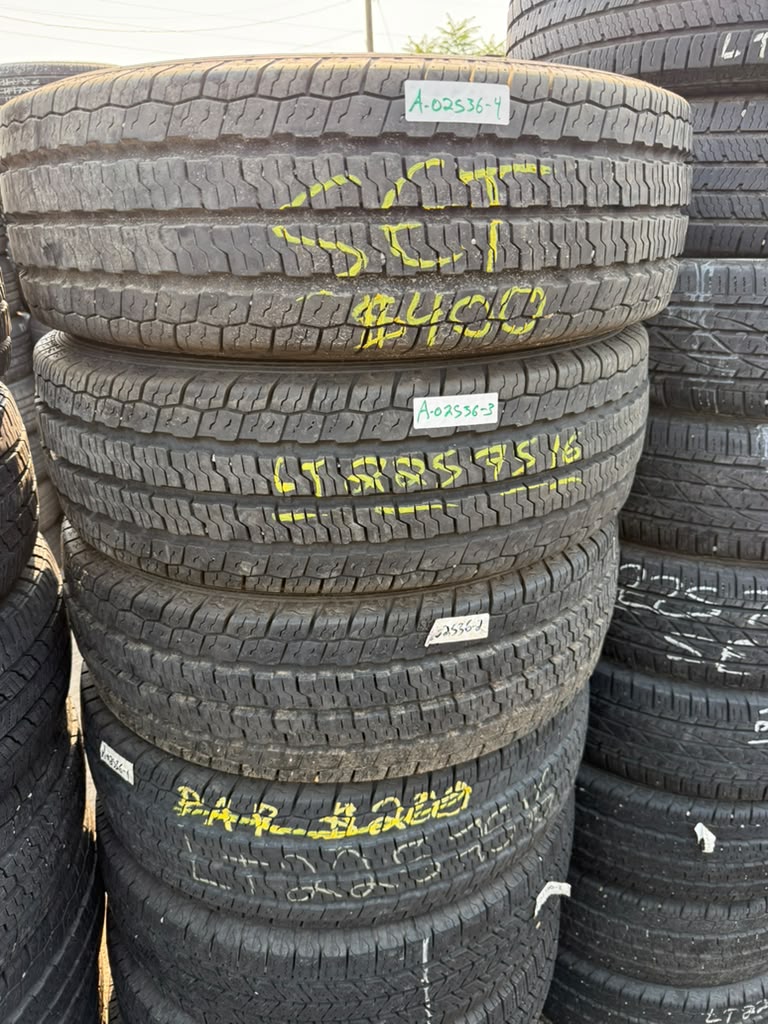 LT225/75R16 Set (4 Used Tires) Nexen Roadian CT8HL