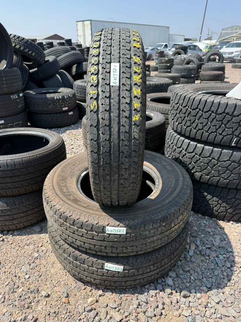 ST235/80R16 (3 Used Tires) Power King Towmax
